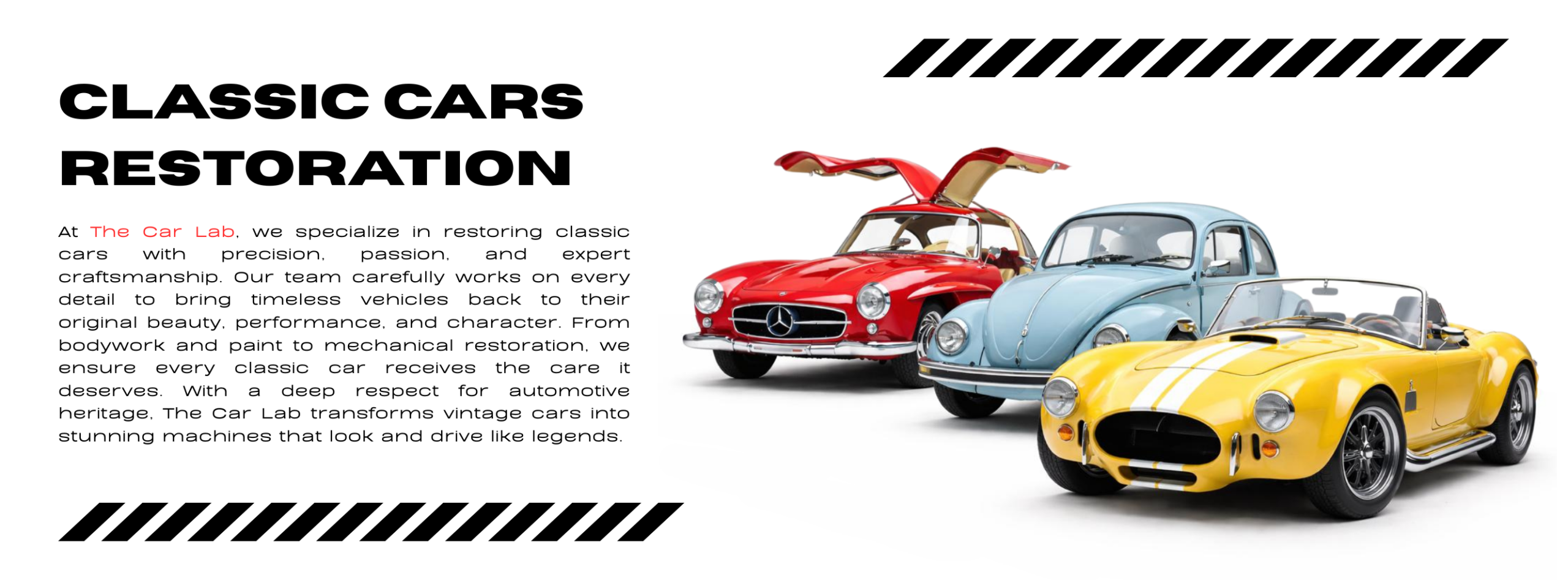Classic cars restoration